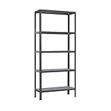 PROREGAL Wohnregal Living Koala Metal mit 5 Fachböden | HxBxT 180x80x30cm | Fachlast...
