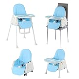 Verstellbarer 3-in-1-Babyhochstuhl, hoher Fütterungssitz für Kleinkinder, Tischstuhl...