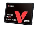 Verbatim Vi550 S3 SSD 512 GB, internes 2,5' SATA III SSD-Laufwerk mit 3D-NAND-Technologie,...