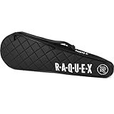 Raquex Elite Badminton- und Squashschlägerhülle – Tasche mit Tragegriff & Schultergurt...