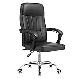 AHMESA Bürostuhl, Kunstleder-Schreibtischstuhl, Chefsessel mit Rückenlehne,...