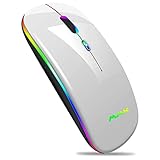 kabellose Bluetooth Maus für Laptop,2.4G tragbare optische USB-Funkmäuse,...
