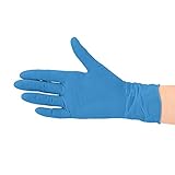 SF Vinyl'Stretch' Untersuchungshandschuhe unsterile puderfrei Blau, Größe L,...