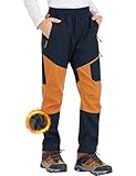 Zoofly Softshell Hose Kind Skihose Kinder Softshell Skihose Warm Gefütterte...