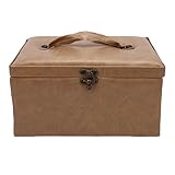 HEEPDD Nähkorb mit Zubehör, Nähset-Aufbewahrungsbox mit Abnehmbarem Tablett, Tragbarer...