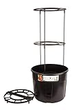 BigDean Tomatentopf mit Rankhilfe & Wasserspeicher - Tomaten Pflanzkübel 28L -...