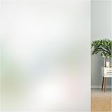 Lifetree Fensterfolie Blickdicht: Milchglasfolie Selbstklebend Fenster Sichtschutzfolie...