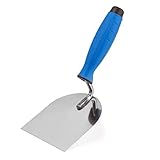 Mivos Stukkateurspachtel 100 x 120 mm mit Softgriff - Rostfrei - Edelstahl...