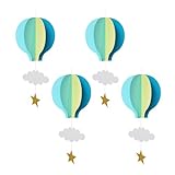 Papierhandwerk Anhänger Heißluftballon Hängende Verzierung Für Geburtstagsfeier...