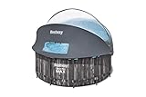 Bestway Steel Pro MAX Frame Pool Set mit Filterpumpe + Verdeck Ø 366 x 122 cm, lichtgrau,...