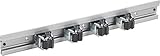 Meister Gerätehalterleiste 500 mm - Geräteleiste & 4 Gerätehalter - Aluminium - Leichte...