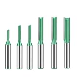 WSOOX 8mm Schaft Nutfräser 6PCS Fräsfräser für Holzbearbeitung...