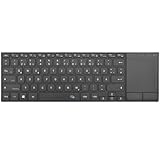 Rii Kabellose Tastatur mit Touchpad Büro, Wireless Keyboard Office, Deutsche...