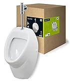 'aquaSu® Urinal Absaug-Urinal Set uVa | Inklusive Druckspüler und Absaugformstück |...