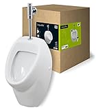 'aquaSu® Urinal Absaug-Urinal Set uVa | Inklusive Druckspüler und Absaugformstück |...