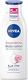 NIVEA Rosenblüte Body Lotion, Lotion mit Rosenblüten-Duft, sinnlich pflegende...