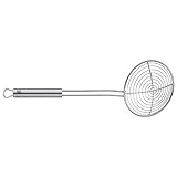 WMF Profi Plus Schaumlöffel Edelstahl 36,5 cm, Schaumkelle, Cromargan Edelstahl...