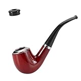 Tomedeks 1 Stück Holz Tabak Pfeifen, Tabakpfeife Tobacco Pipe Klassische...