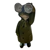 GAOINTELL Solar Licht Outdoor Landschaft Cartoon für Frosch Lampe Garten Ornament Tier...