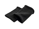 Beckys Nature: Pulswärmer (Armstulpen), Baumwolle-Fleece (schwarz)