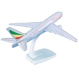 HUGGES 1 400 16 cm Flugzeugmodell Metalldruckguss Flugzeuge Boeing B777F für...