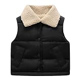 Kleinkind Solide Winter Mantel Jacke Weste Verdicken Warme Oberbekleidung Kinder...