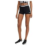 Nike Damen W Np 365 3' Shorts, Black/White, L EU