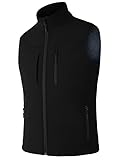 Zzkouine Weste Herren Outdoor Softshell Ärmellose Jacke Bodywarmer Fleece Weste...