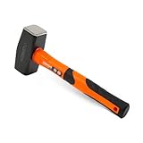 KENDO Fäustel 1500g – hochwertiger Kohlenstoffstahlkopf – Schlagwerkzeug –...
