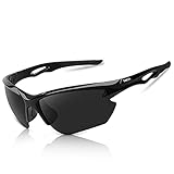 BONDDI Fahrradbrille, Sportbrille für Herren Damen, TR 90 Unbreakable Frame...