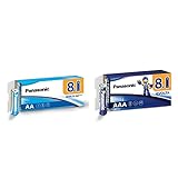 Panasonic AA Batterien EVOLTA Technology Inside, 8er Pack & Panasonic EVOLTA Alkaline...