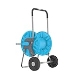 CELLFAST Schlauchwagen Gartenschlauch Wagen Schlauchtrommel 2 Räder Korrosionsbeständig...