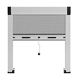 Fliegengitter Insektenschutzrollo aus Aluminium nach Maß für Fenster, einfaches...