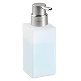 mDesign eckiger Schaumseifenspender wiederbefüllbar 414 ml Füllmenge - edler...