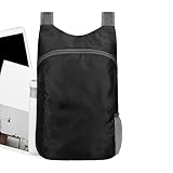 GTFYUDGH Wanderrucksack,Faltbarer Bergsteigerrucksack - Outdoor Fahrradrucksack Für Pass...
