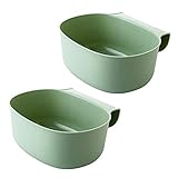Wankd 2x Auffangschale für Küchenabfälle, Wickeltisch Organizer zum...