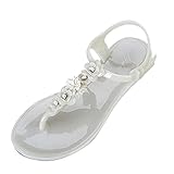 Damen Outdoor Sandale Lässige Zehenstegsandale Walking Flip Flop Stützende Plattform...