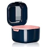 Hosenträger-Etui Mundschutz-Organisator mit künstlichen Zähnen Aufbewahrungsbox...