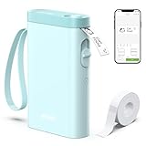 Nelko Etikettendrucker, Bluetooth P21 Selbstklebendes Etikettiergerät Tragbarer...