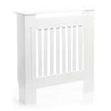 Toboli Heizkörperverkleidung weiß 78 x 19 x 82 cm, Heizkörperabdeckung aus...