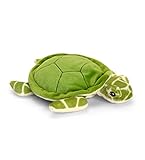 Keeleco SE6140 Plüschtier Schildkröte, ca. 25 cm, aus recycelten Materialien, Augen...