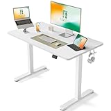 FEZIBO Schreibtisch Höhenverstellbar Elektrisch, 100 x 60 cm Computer...