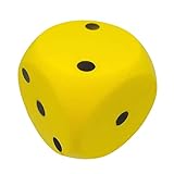 alldoro 63106 – Schaumstoff-Würfel in Gelb, 15 x 15 cm, 149 g, extra weich für Kinder,...