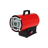 EBERTH Gasheizgebläse 15 kW Direkt, Heizkanone Gas, Luftdurchsatz 320 m³/h,...