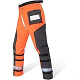 Kettensägenhose, 9-lagige Kettensägen-Chaps Schutzhose für Männer und Frauen,...