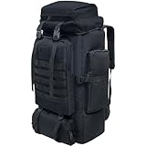 Vaupan Wandern Rucksack, 80L Camping Rucksack, wasserdichte große Outdoor Sport Reise...