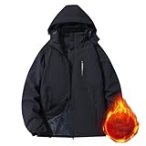 Sale angebote Wattierte Jacke Herren Warm Gefütterte Winterjacke Modische Stanzjacke mit...