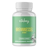 Vitabay Brennnessel (120 Kapseln) | Hochdosiert mit 1000mg je Tagesdosis | Ohne...