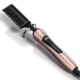 Farery Elektrischer Heißkamm Haarglätter Bürste für Perücken, Glätteisen...