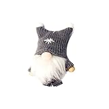 DRESSOOS Weihnachtsschmuck Weihnachtsplüschpuppe hängende Verzierungen der...